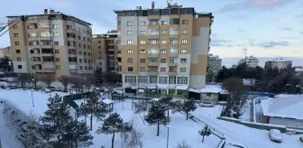 Kars'ta köyler kar yağışıyla beyaza büründü