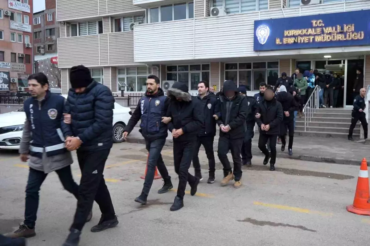 Kırıkkale merkezli yasa dışı bahis operasyonunda 14 şüpheli tutuklandı