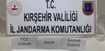 Kırşehir'de uyuşturucu operasyonunda 4 zanlı yakalandı