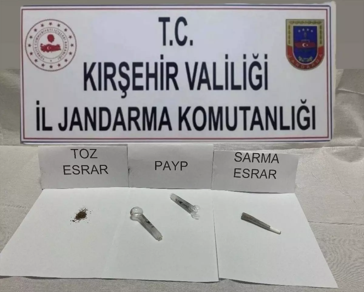 Kırşehir'de uyuşturucu operasyonunda 4 zanlı yakalandı