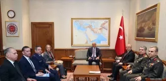 Milli Savunma Bakanı Güler, ABD'nin Ankara Büyükelçisi Barrack'ı kabul etti