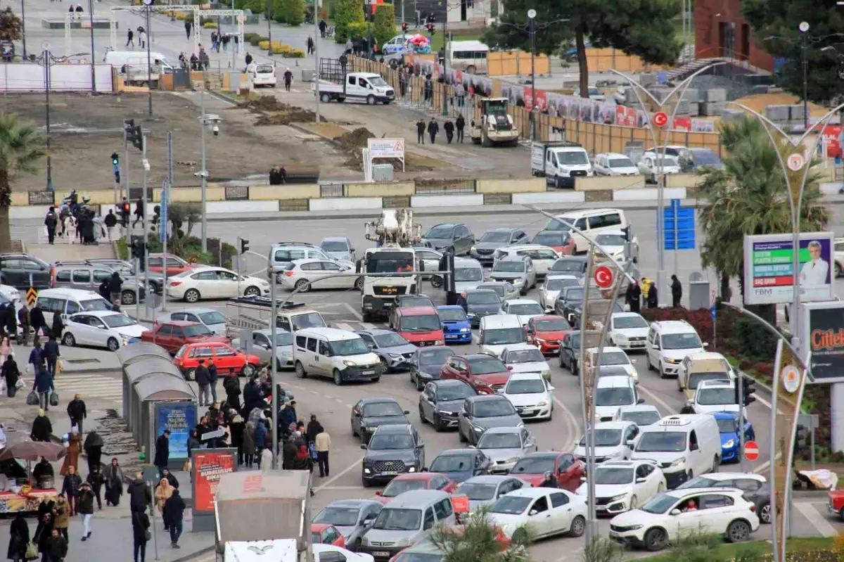 Samsun'da motorlu taşıt sayısı bir yılda 39 bin 647 adet arttı