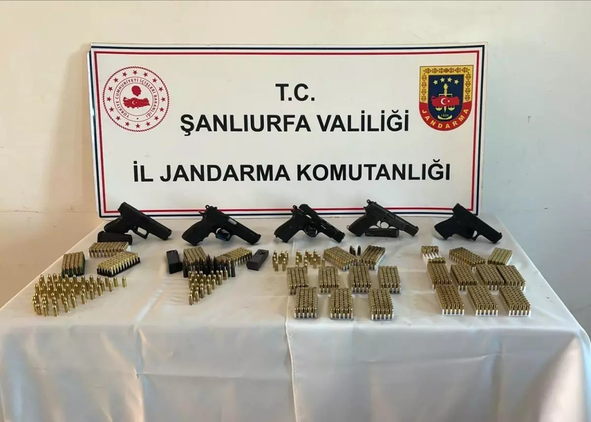 Şanlıurfa'da silah kaçakçılığı operasyonu: 4 gözaltı