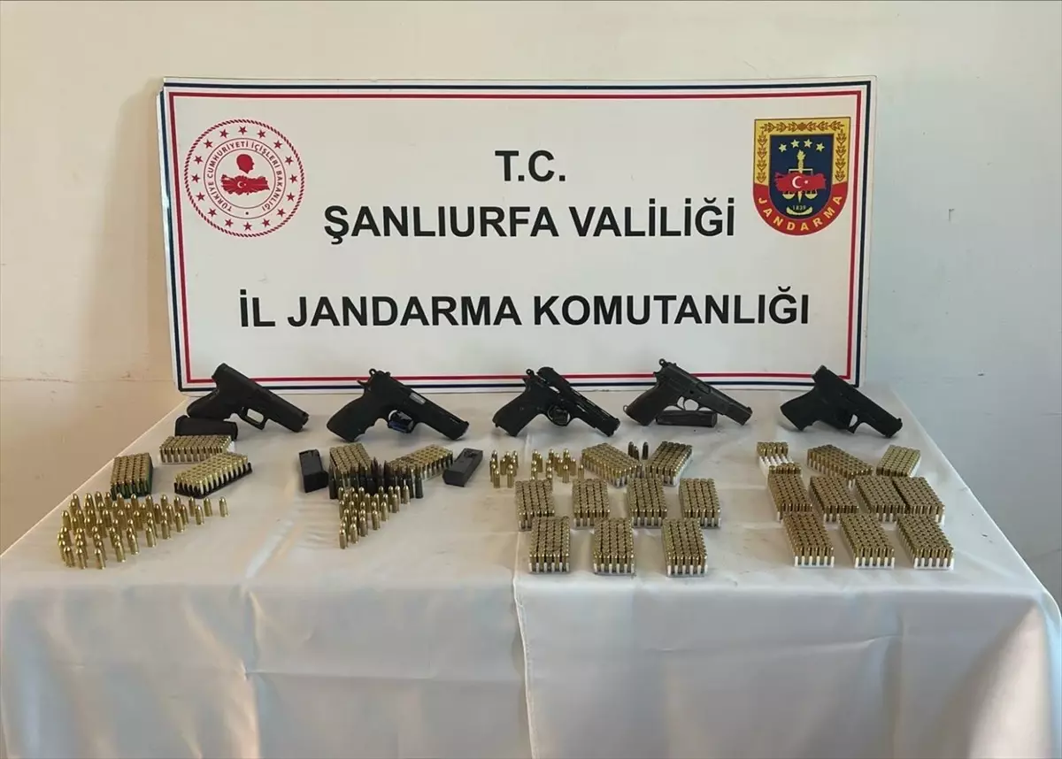 Şanlıurfa'da silah kaçakçılığı operasyonunda 4 şüpheli yakalandı