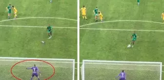 'Soluma at' diyen kaleciye hayatının şokunu yaşattı