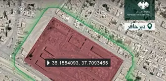 Suriye ordusu, Deyr Hafir'e olası operasyonunda hedef alacağı terör noktalarının haritasını paylaştı