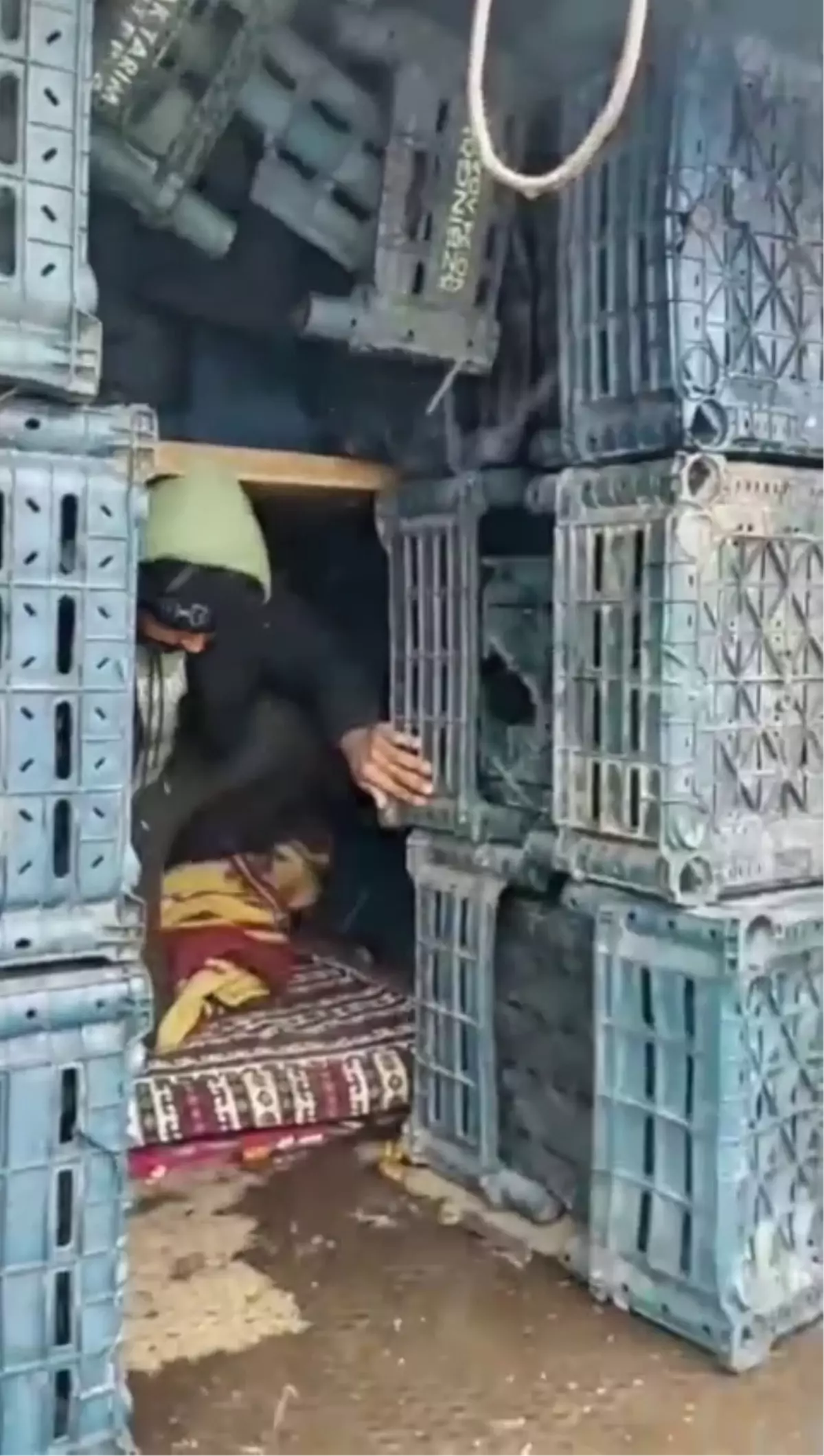 TIR'ın dorsesindeki kasaların arkasında 14 kaçak göçmen yakalandı