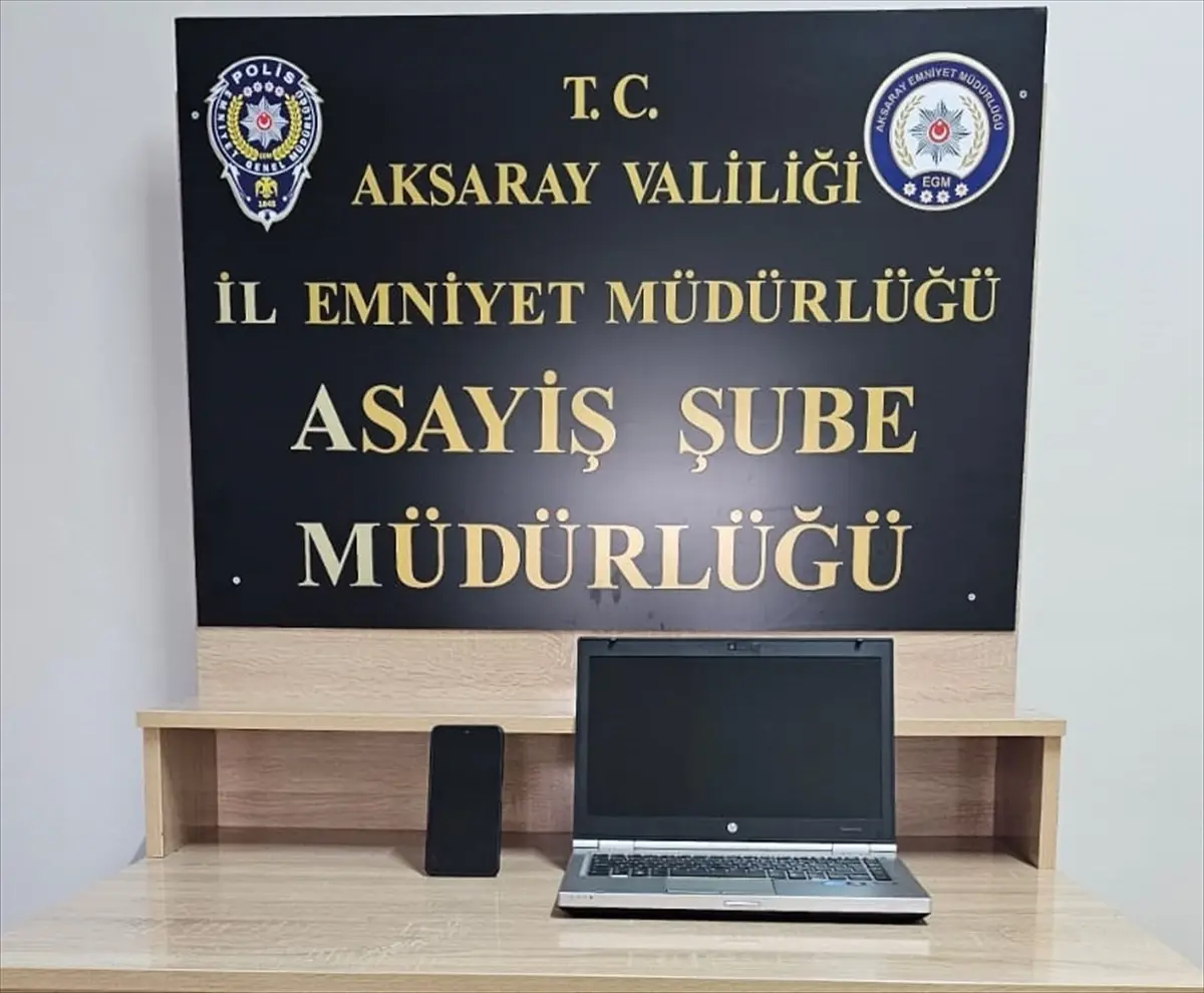 Aksaray'da sosyal medya üzerinden bir çocuğu dolandıran zanlı tutuklandı