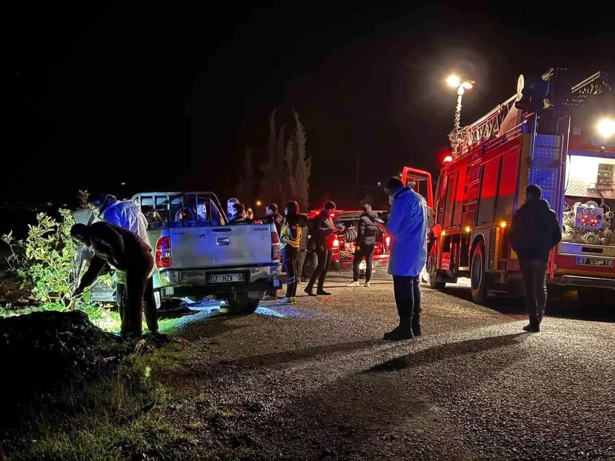 Antalya'da araç içinde bulunan yanmış ceset olayında yeni detaylar ortaya çıktı
