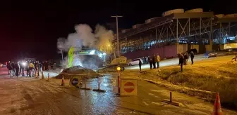 Aydın'da jeotermal boru hattında buhar sızıntısı yaşandı