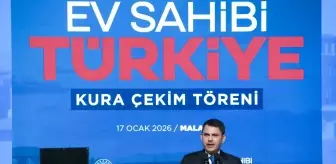 Bakan Kurum, Malatya'da 'Ev Sahibi Türkiye Kura Çekim Töreni'nde konuştu Açıklaması