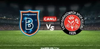 Başakşehir Karagümrük CANLI nereden izlenir? Başakşehir Karagümrük maçı hangi kanalda, nereden izlenir?