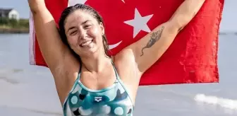 Bengisu Avcı, buz yüzmede Türkiye rekoru kırdı