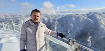 Beyaza bürünen Samanlı Dağları, kış safarisi yapmak isteyenleri ağırladı