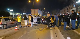 Bursa'da iki otomobilin çarpıştığı kazada 1 kişi öldü