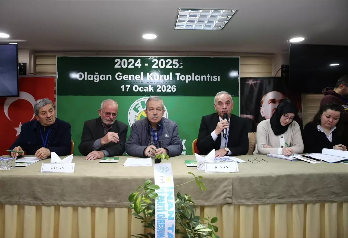 FİSKOBİRLİK Olağan Mali Genel Kurulu Giresun'da yapıldı