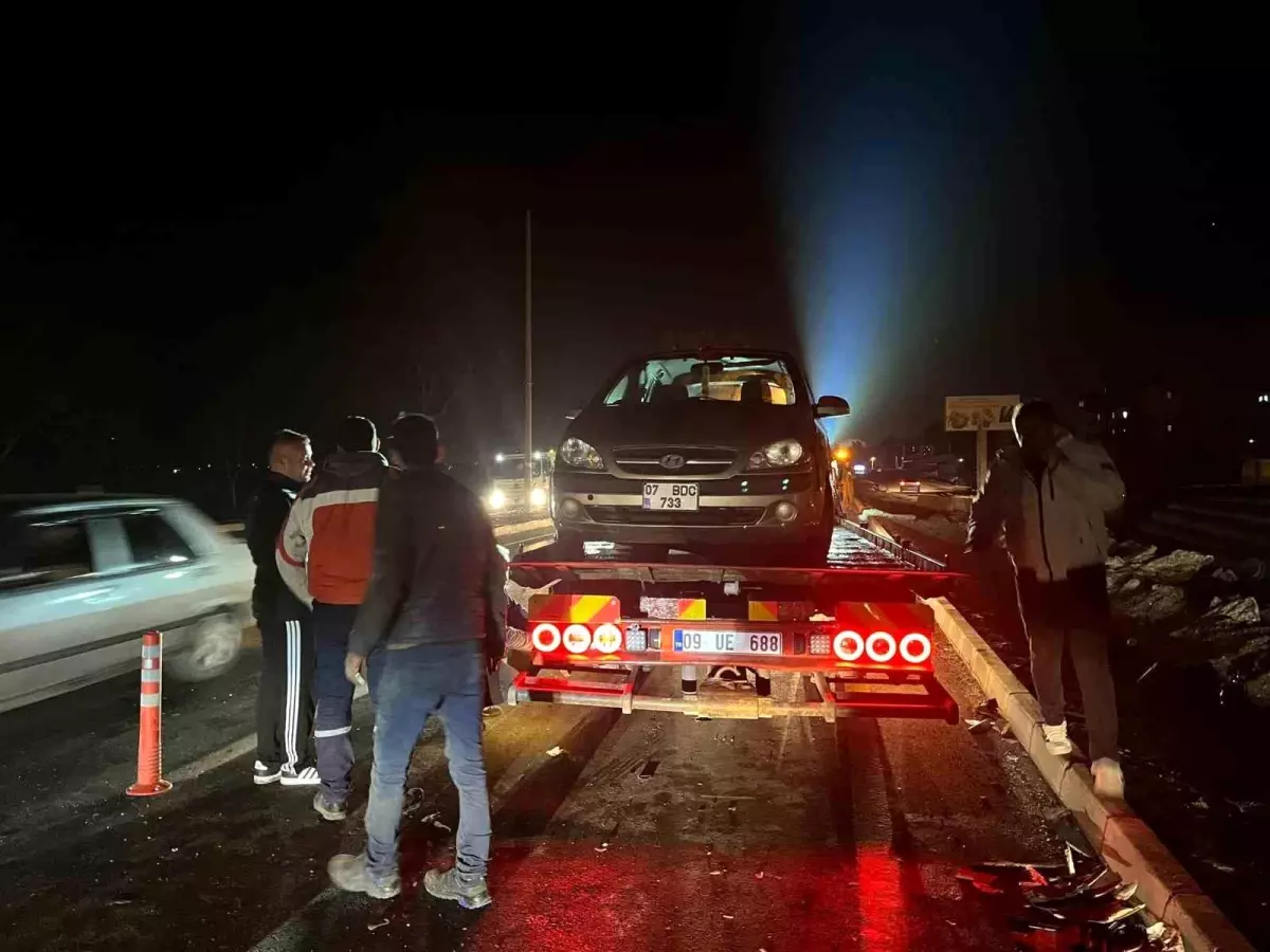 İncirliova'da trafik kazası: 2 yaralı