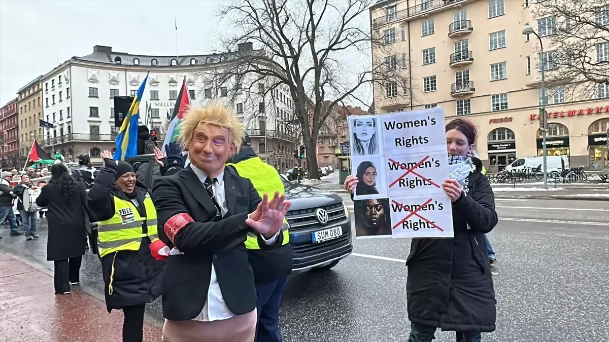 İsveç'te İsrail ve ABD protesto edildi