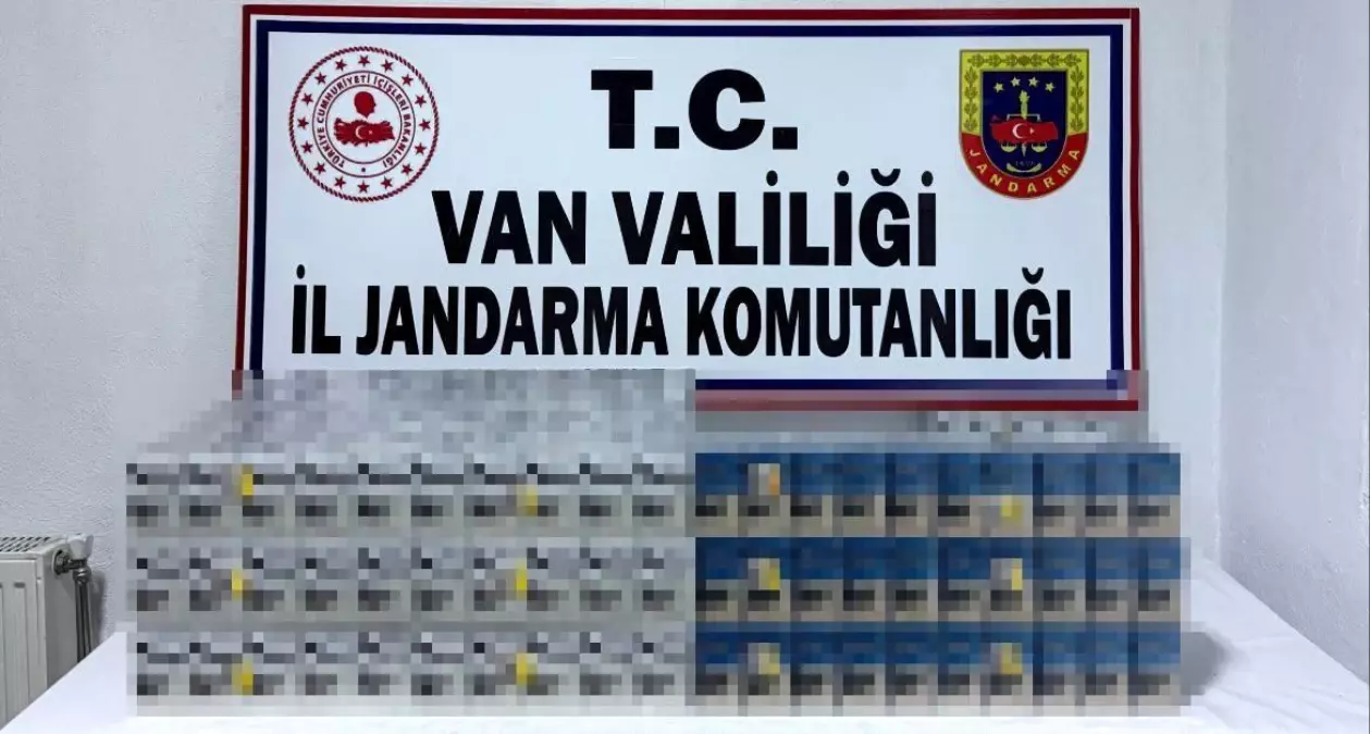 Kapıköy'de bin 500 paket kaçak sigara ele geçirildi