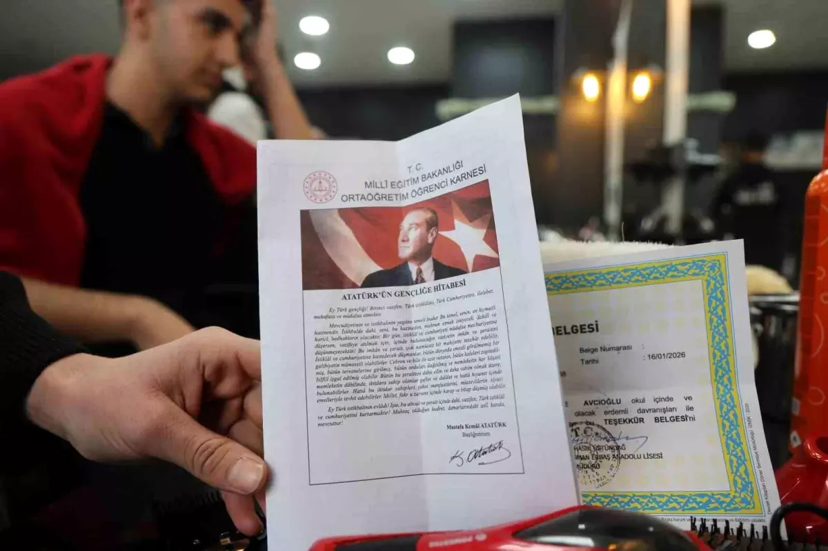 Karne günü başarının adresi bu kez okul değil, kuaför oldu