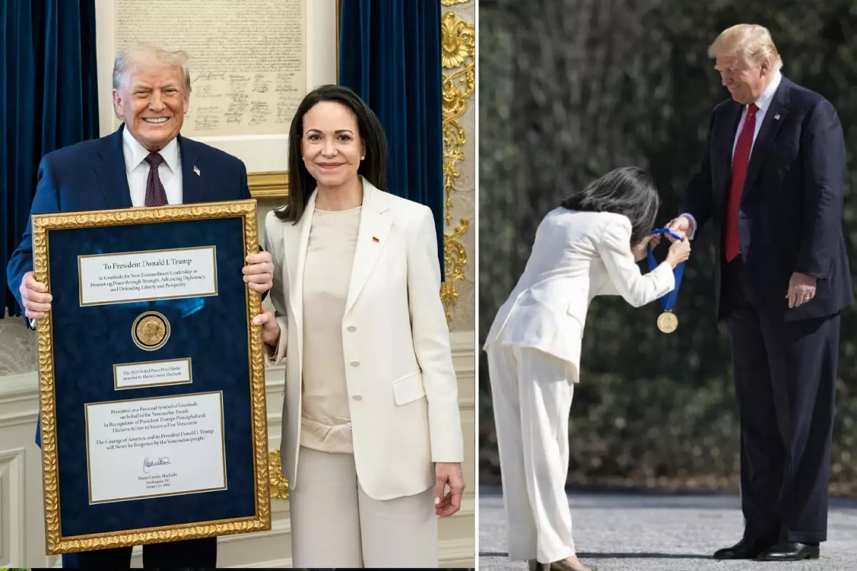 Machado'nun Nobel Ödülü'nü Trump'a vermesi alay konusu oldu: Elleri kelepçeli Maduro bu kadar aşağılanmadı