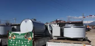 Muğla'da süt üreticilerine soğutma ve transfer tankı ile jeneratör desteği verildi