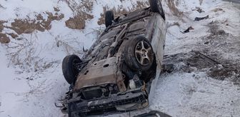 Nevşehir'de iki otomobilin çarpıştığı kazada 2 kişi yaralandı