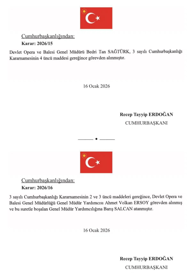 Tan Sağtürk görevden alındı