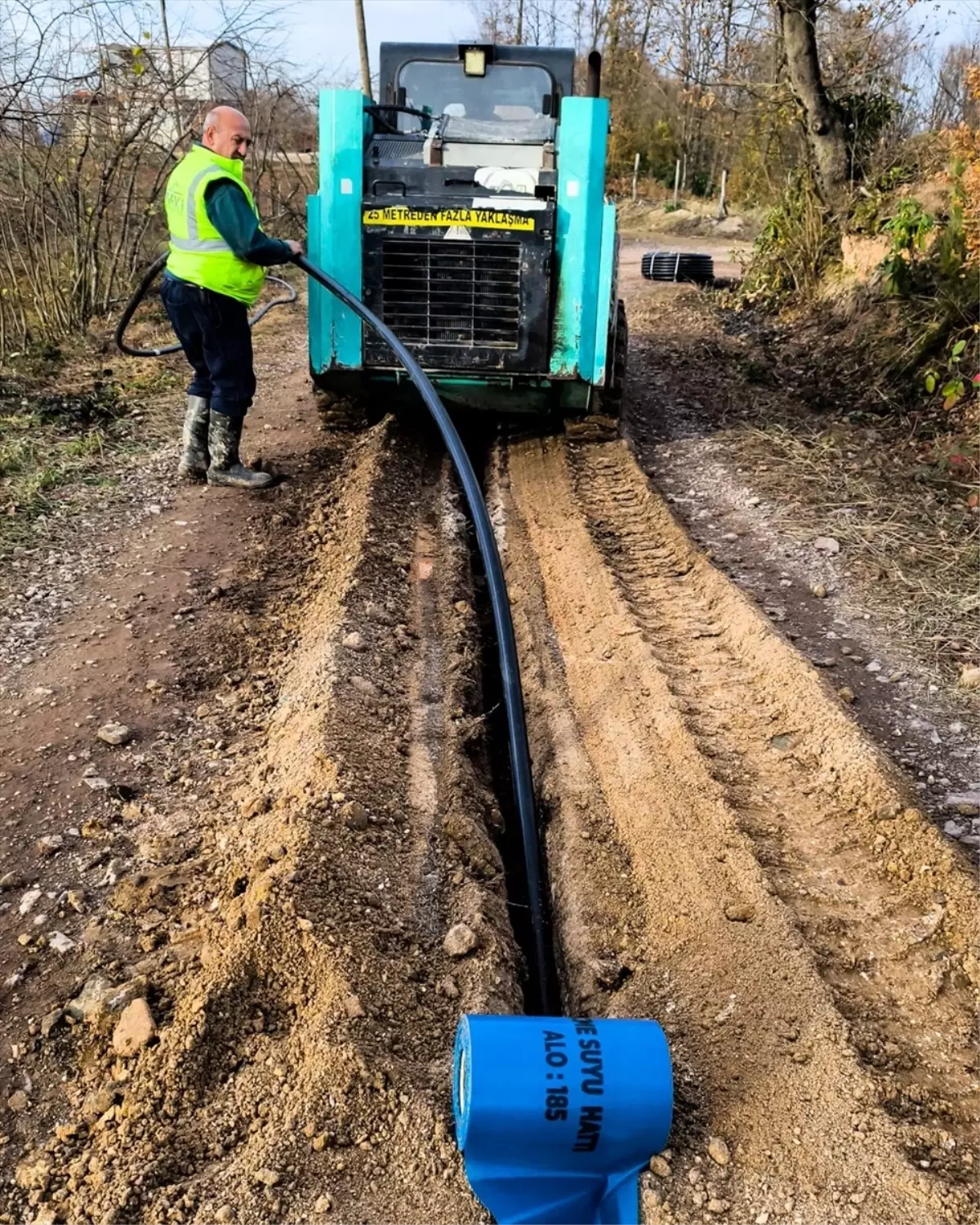 TİSKİ Yomra'da altyapı çalışmalarına devam ediyor