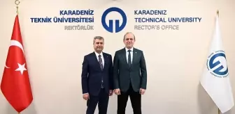 TÜHİS Genel Sekreteri Baş'tan, KTÜ Rektörü Prof. Dr. Çuvalcı'ya ziyaret