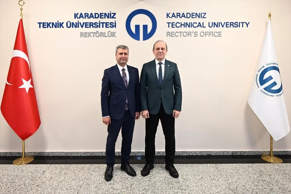 TÜHİS Genel Sekreteri Baş'tan, KTÜ Rektörü Prof. Dr. Çuvalcı'ya ziyaret