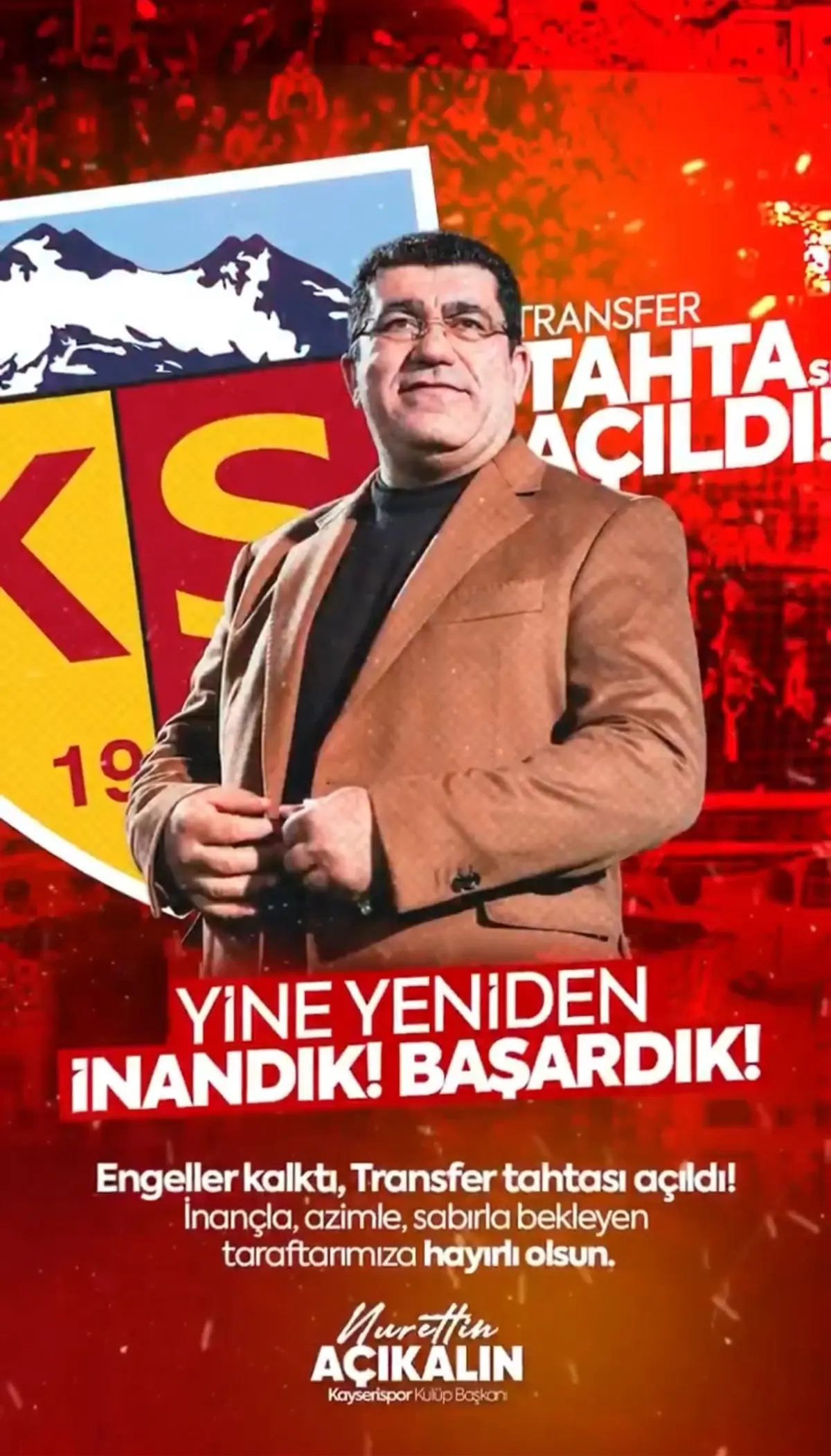 Zecorner Kayserispor transfer tahtasını açtı