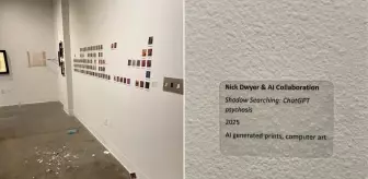 ABD'de ilginç protesto: Yapay zeka eserini yedi, tutuklandı