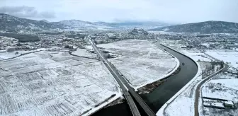 Çorum'da kar yağışı etkili oldu