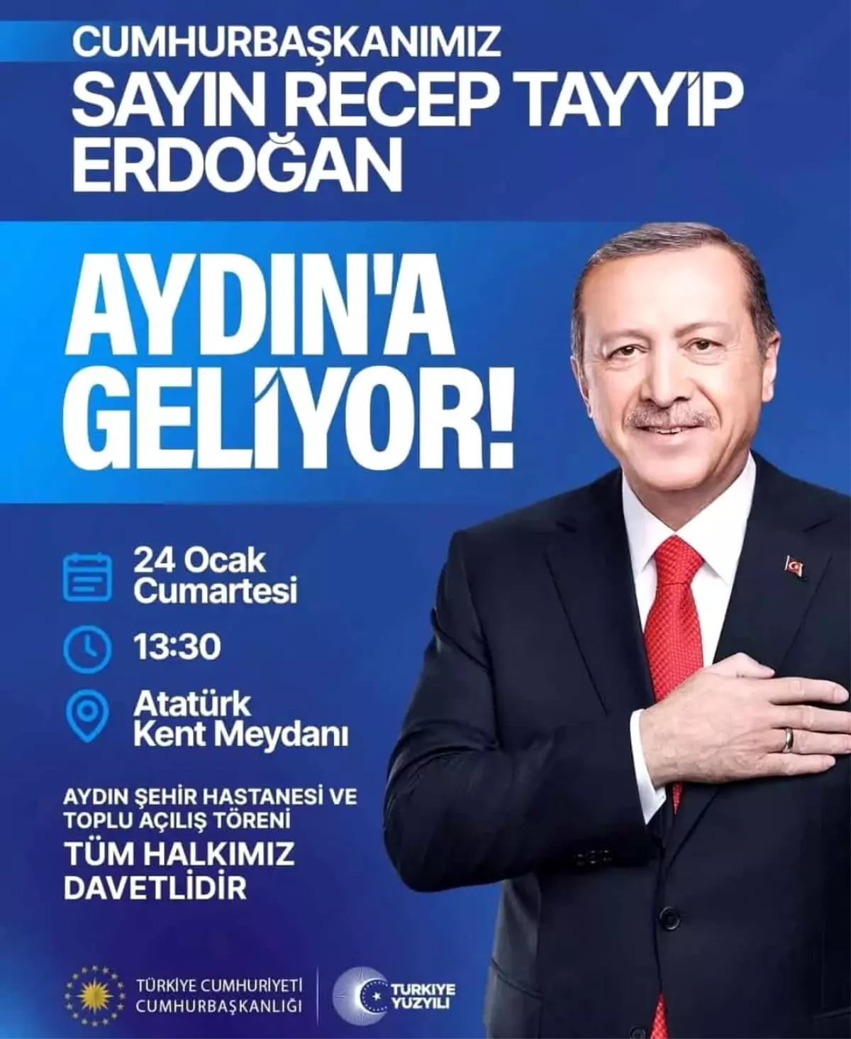 Erdoğan Aydın'da Açılış Törenine Katılacak