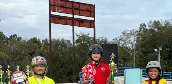 Ege Tok, ABD'deki kaykay yarışmasında şampiyon oldu