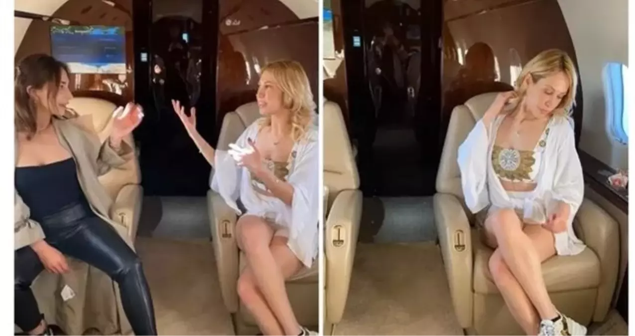 Ekrem İmamoğlu'nun özel jetinde çekilmiş fotoğraflar! Rabia Karaca'nın telefonundan çıkan fotoğraf ve vide...