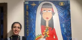 Faslı sanatçı Jamila Kır'ın 'Uçuş 620' sergisi Eskişehir'de açıldı