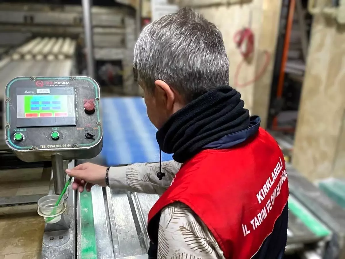 Kırklareli'nde üretim ve gıda güvenliği denetimleri