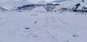 Adıyaman'daki Çat Barajı tamamen dondu