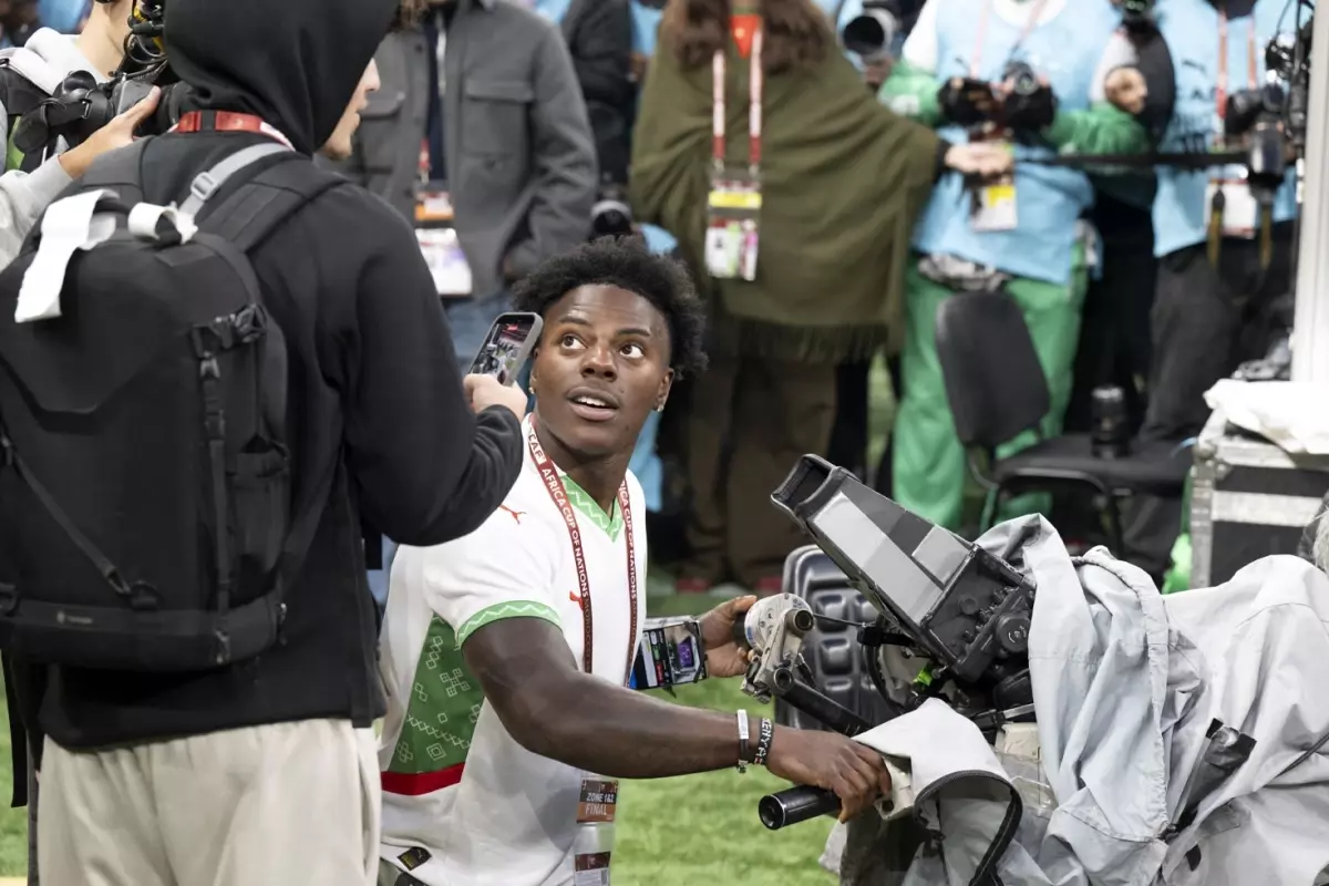 Afrika Uluslar Kupası finalinde IShowSpeed sürprizi