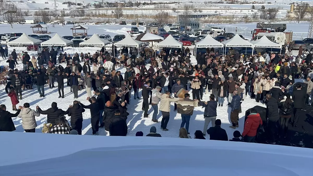 Akıncılar'da kış festivali düzenlendi