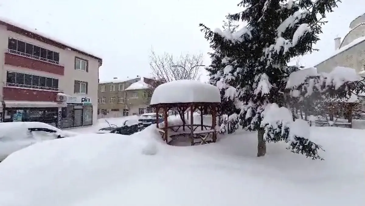 Başçiftlik kar altında kaldı