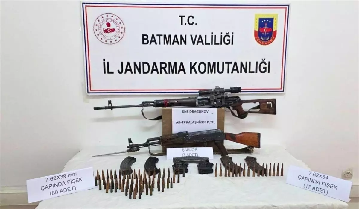 Batman'da silah kaçakçılığı operasyonunda yakalanan şüpheli tutuklandı