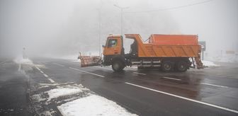 Bolu Dağı'nda sis etkili oldu