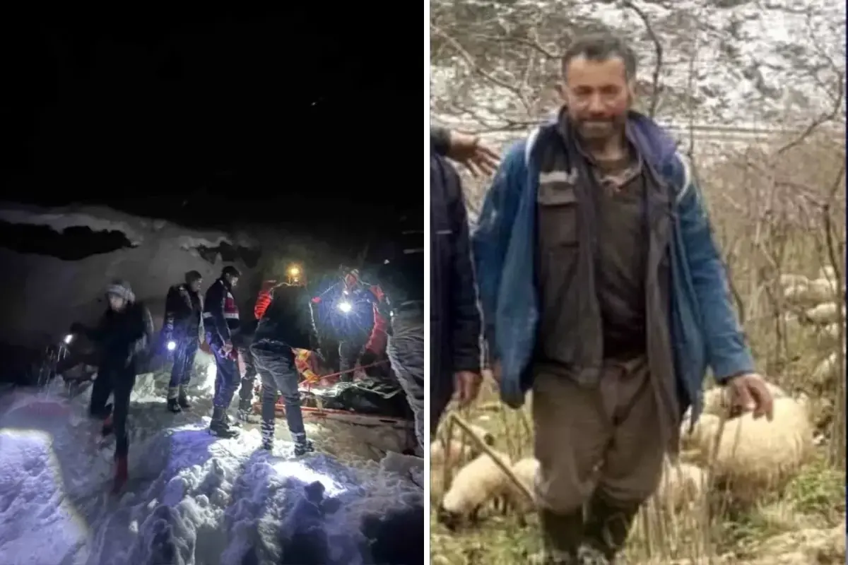 Çığ altında kalan çoban hayatını kaybetti