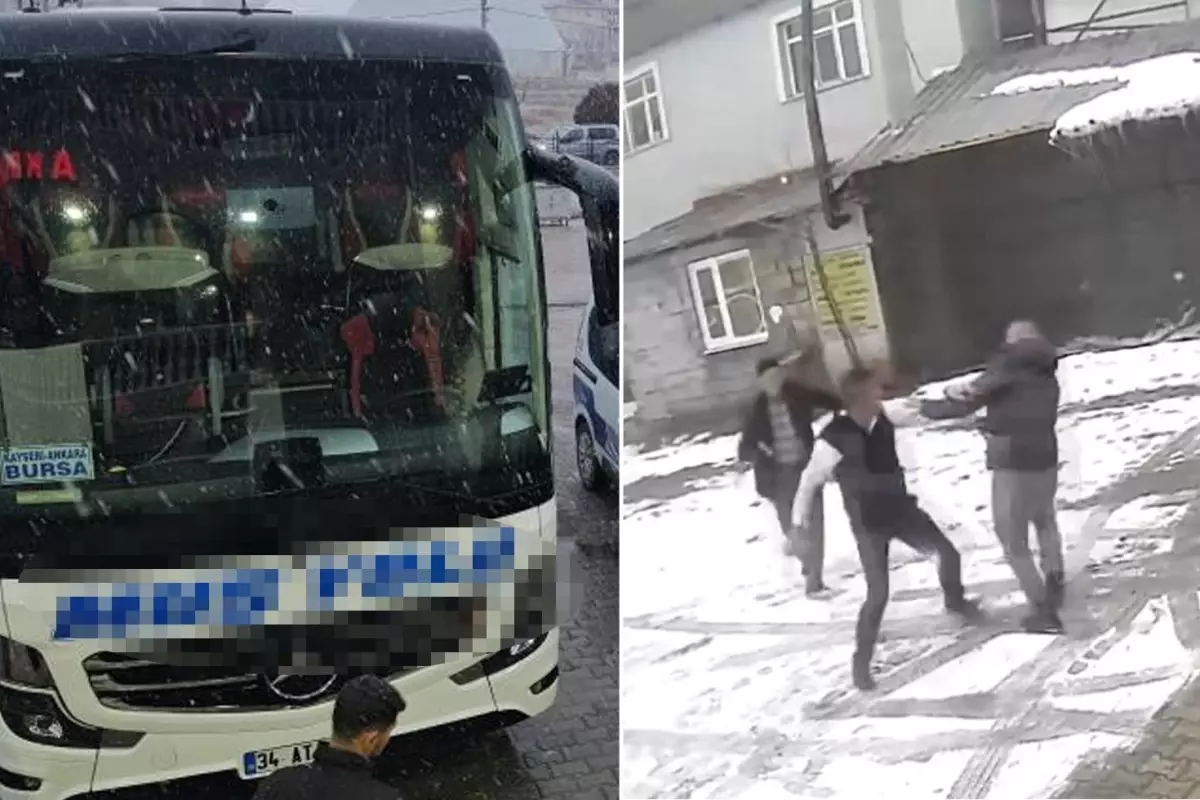 Elazığ'daki kavga, tuvaletini duvara yapan yolcu nedeniyle çıkmış