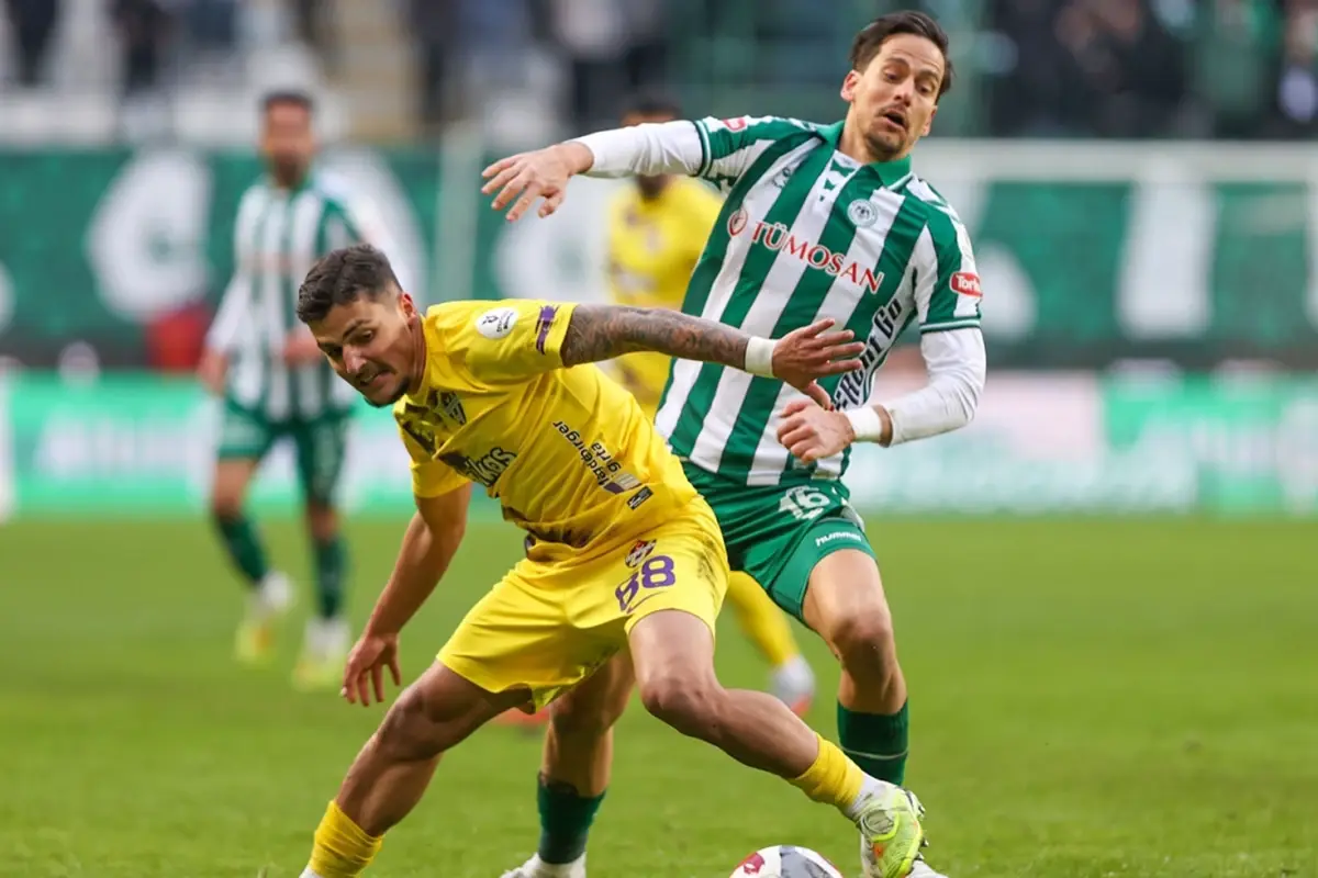 Eyüpspor, Konyaspor karşısında galibiyeti 90+5'te elinden kaçırdı