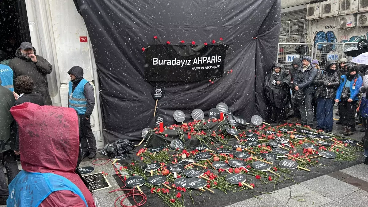 Hrant Dink ölümünün 19'uncu yılında anıldı