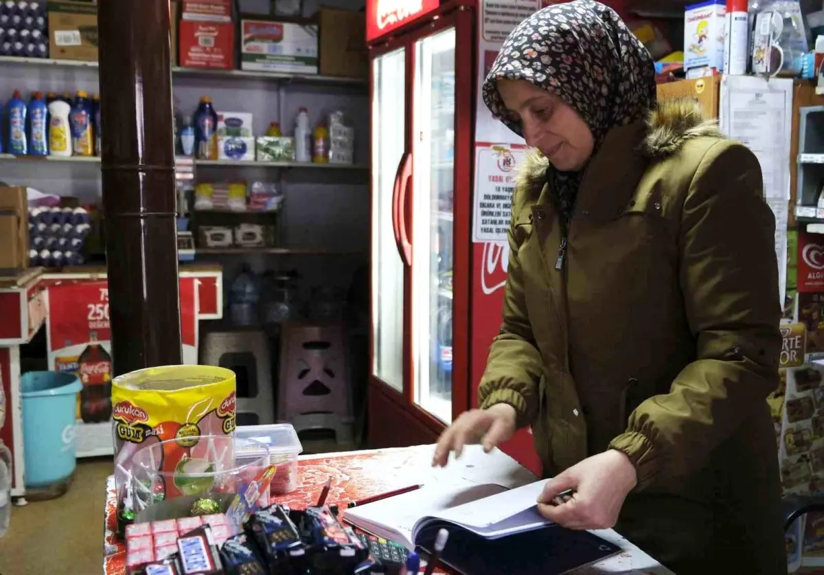 Karaman'da hayırsever, mahalle bakkalındaki borcu kapattı